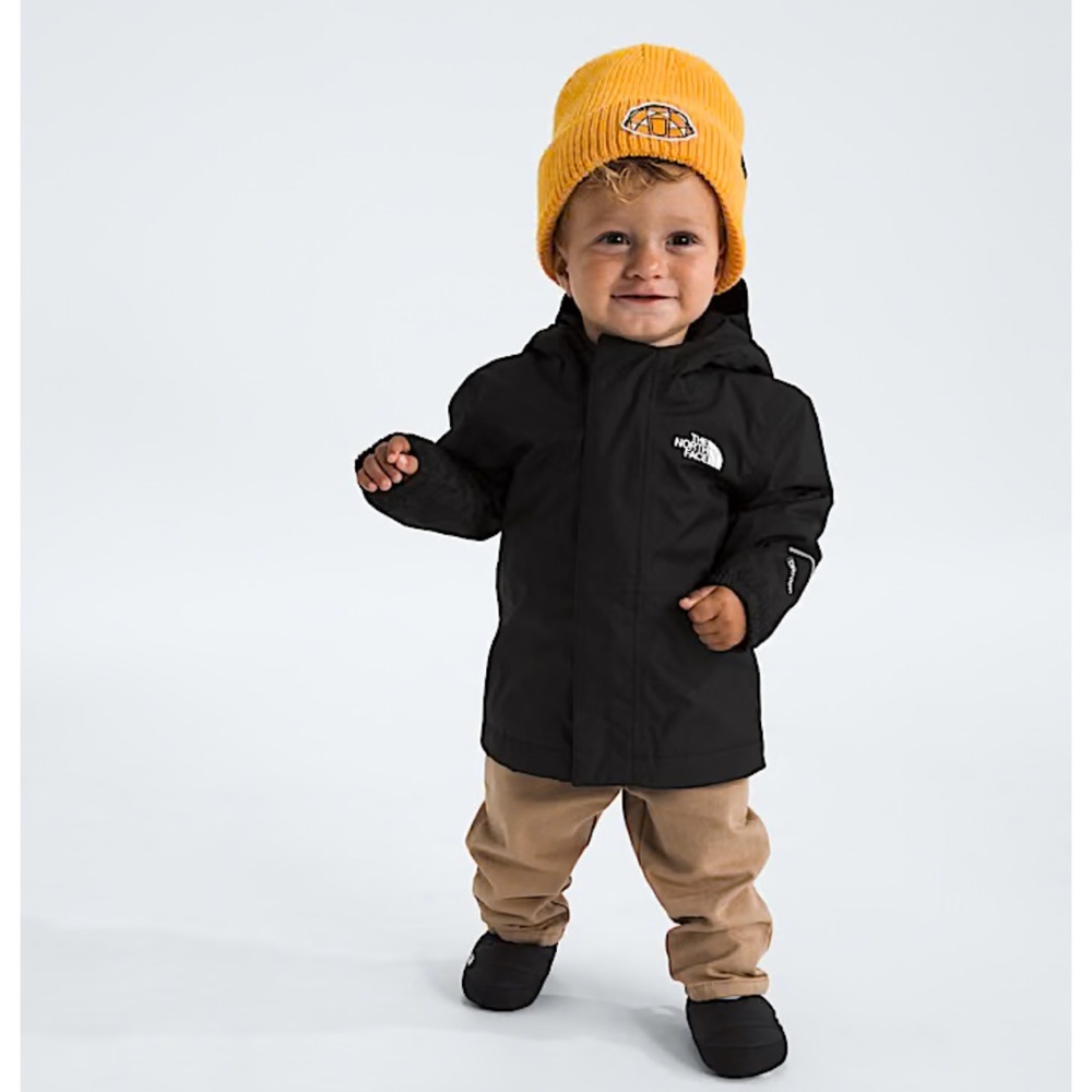 Baby Warm Antora Rain Jacket| Black| - The North Face DRYVENT size 0-3 months